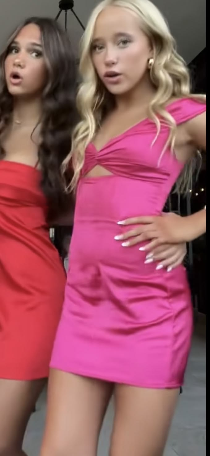 Stylish Hot Pink Satin Sheath Short Homecoming Dress Birthday Dress SP3856
