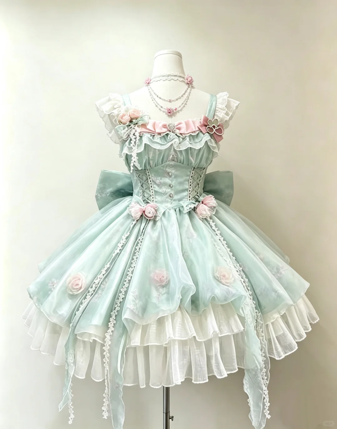 Classy Mint Green 3D Floral Tulle A Line Short 6th Grade Homecoming Dress Birthday Outfits SP2522