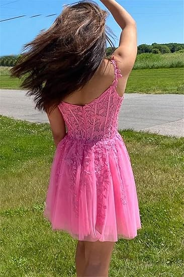 Sage Green Floral Short Homecoming Dress A-line Graduation Dress Y619