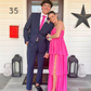 Trendy Pink Strapless A-line Tiered Prom Dress Y6387