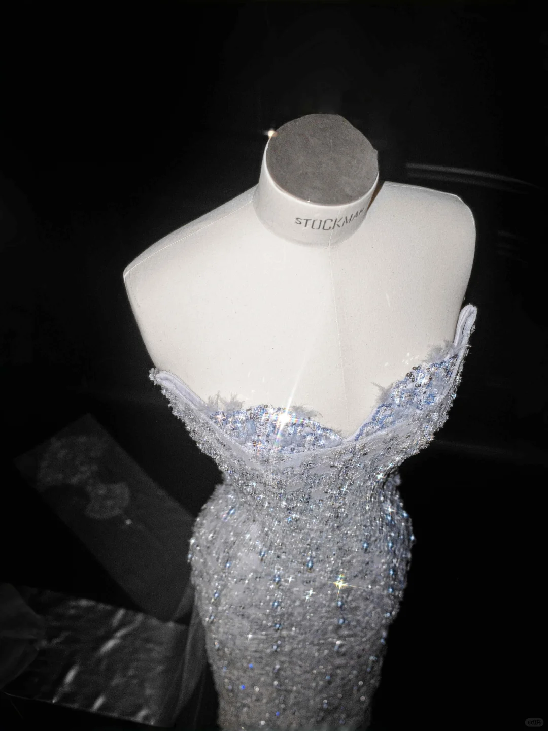 Glamorous Blue Strapless Sequins Beaded sheath Long Prom Dress Evening Dress Y8654