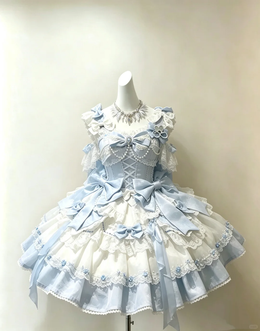 Cute Spaghetti Straps Satin Lace Beaded Mini Birthday Dress,Blue Short 7th Grade Homecoming Dress SP2523