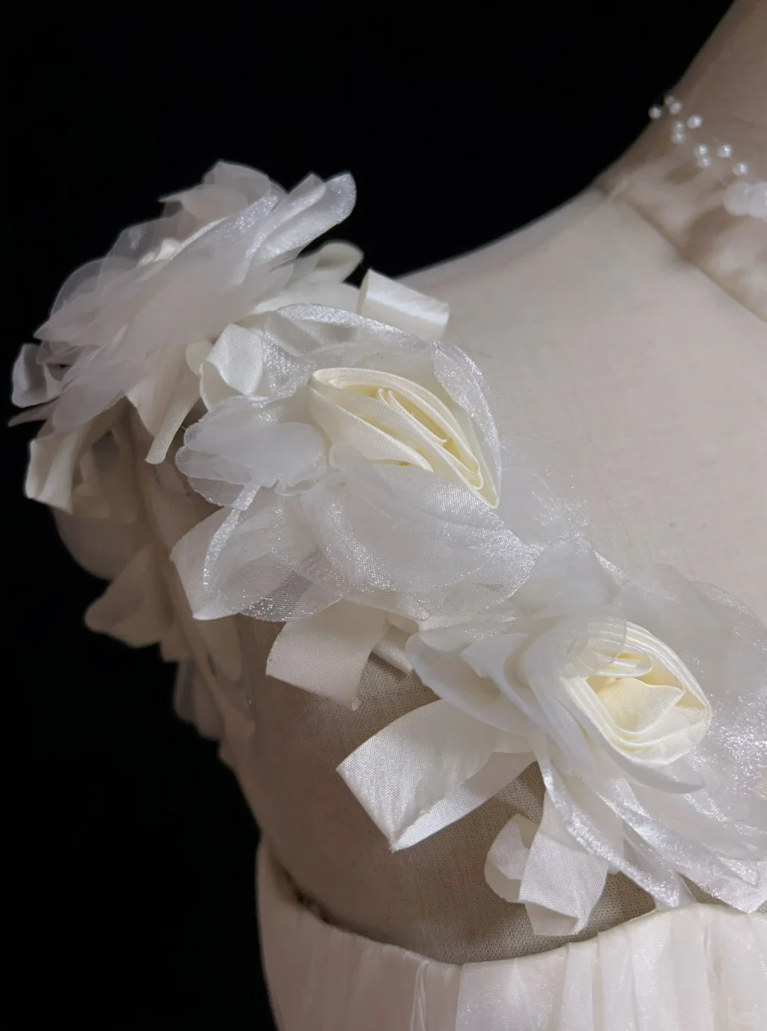Fairy One Shoulder Satin Pleated A Line Mini Birthday Dress,White Short Homecoming Dress With 3D Flowers SP2900