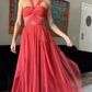 Elegant A-line Tulle Prom Dress Fashion Party Gown Y5532
