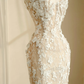 Classy Tulle Lace Appliques Mermaid Prom Evening Dress,Long Wedding Dress Y8681