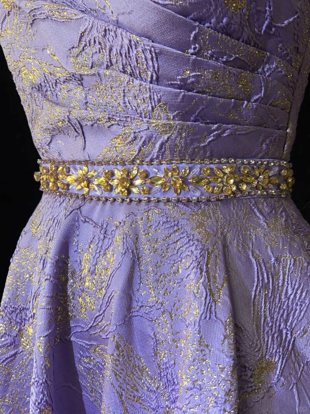 Charming Strapless Purple Satin Floral A Line Short Homecoming Dress Birthday Outfits SP2898