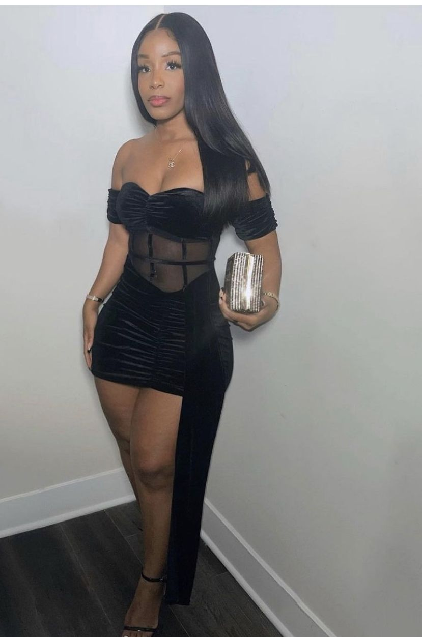 Black Fashion Folds Off The Shoulder Mini Tube Dress Sexy Homecoming Dress  Y2757