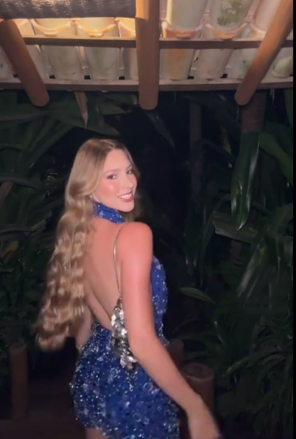 Gorgeous Blue Halter Backless Chiffon Sequin Beaded Cocktail Dress Formal Homecoming Dress Y9879