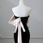 Elegant Satin Mermaid Train Formal Party Dress Prom Evening Dress Y6414