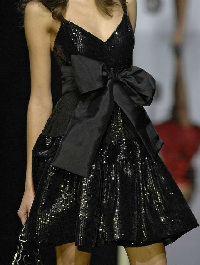 Sparkly Black V Neck Sequin Satin Bow A Line Short Homecoming Dress Birthday Dress SP3434