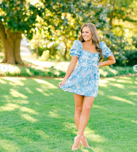 Retro Style Floral A-line Short Homecoming Dress,Summer Outfit Dress Y2957