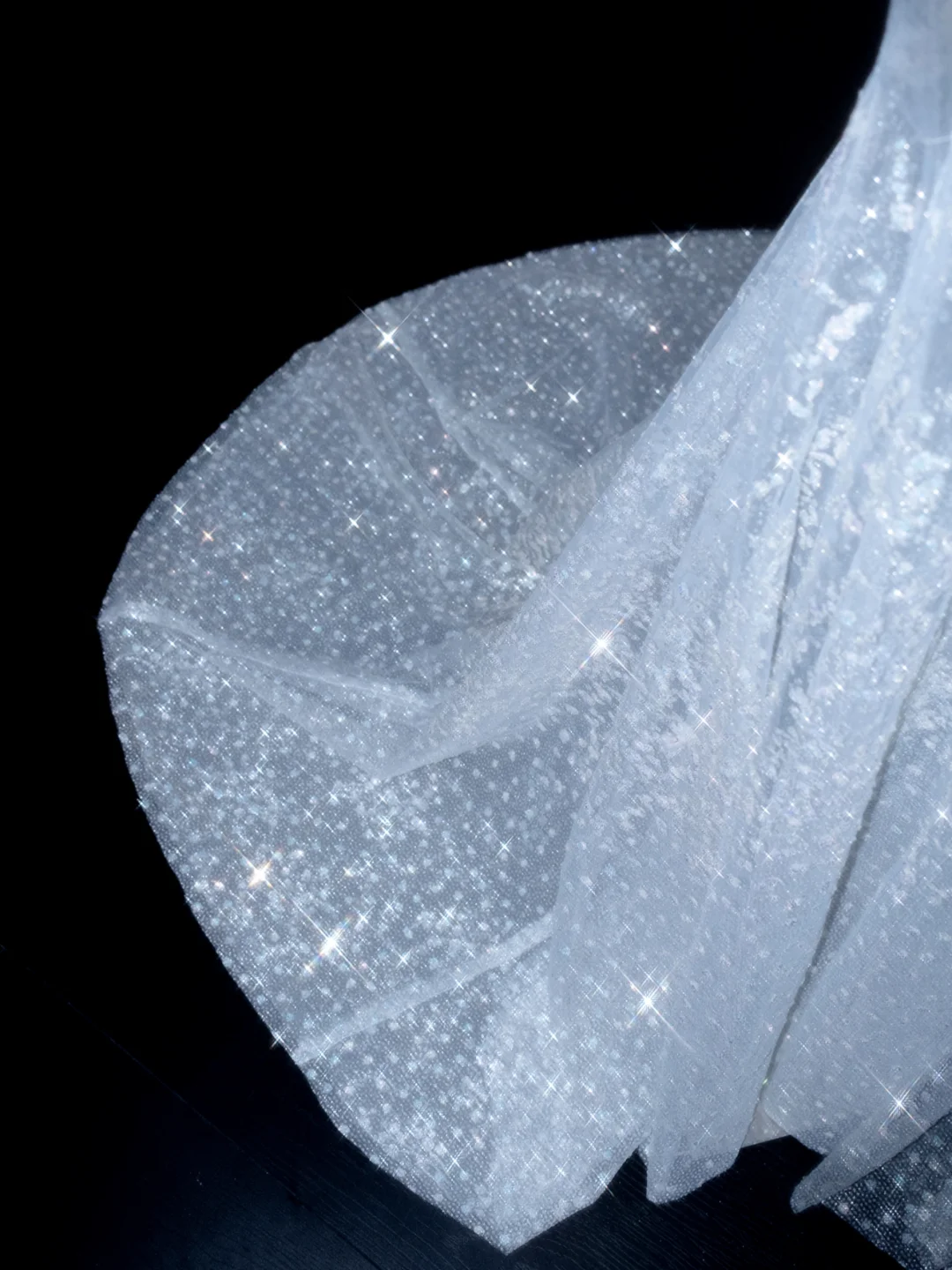 Beautiful Mermaid Sequin Beaded Evening Dress,Blue Tulle Prom Dress Y8690