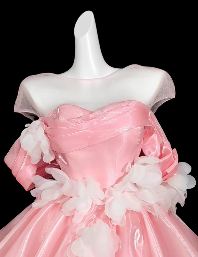 Pretty White Off The Shoulder Tulle Appliques Short Graduation Homecoming Dress,Mini Prom Dress SP3550