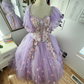 Vintage Purple Quinceanera Dress Ball Gown,Sweet 16 Dress Y6756