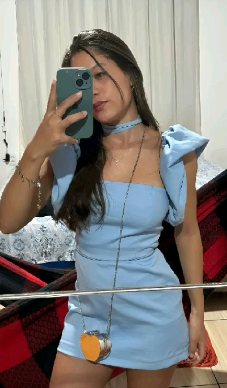 Pretty Blue Satin Sheath Short Graduation Homecoming Dress Mini Birthday Dress SP2793