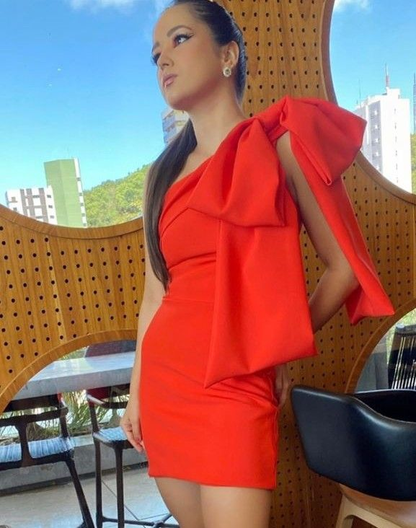 Chic Orange Homecoming Dress 18th Birthday Party Dress  Y2716