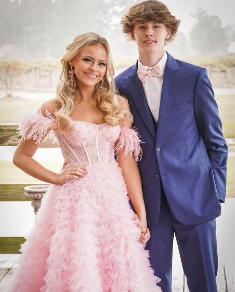 Pink Tulle Ruffled Gown,Tulle Prom Dress,Corset Tulle Evening Dress Y6093