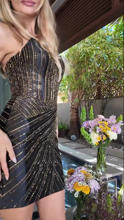 Gorgeous Strapless Black Satin Beaded Sheath Short 8th Grade Homecoming Dress Cocktail Dress SP3305