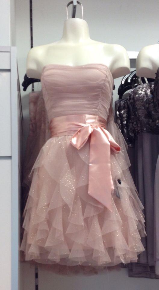 Sweet Pink Strapless Tulle Sequin A Line Short Birthday Dress Homecoming Dress SP3155