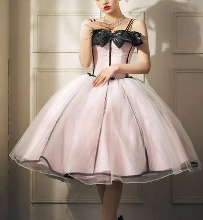 Vintage Pink Spaghetti Straps Tulle A Line Short 18th Birthday Outfits Formal Homecoming Dress Y9326