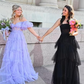 Fairytale Lavender Off the Shoulder Princess Gown,A-line Prom Dress  Y6274