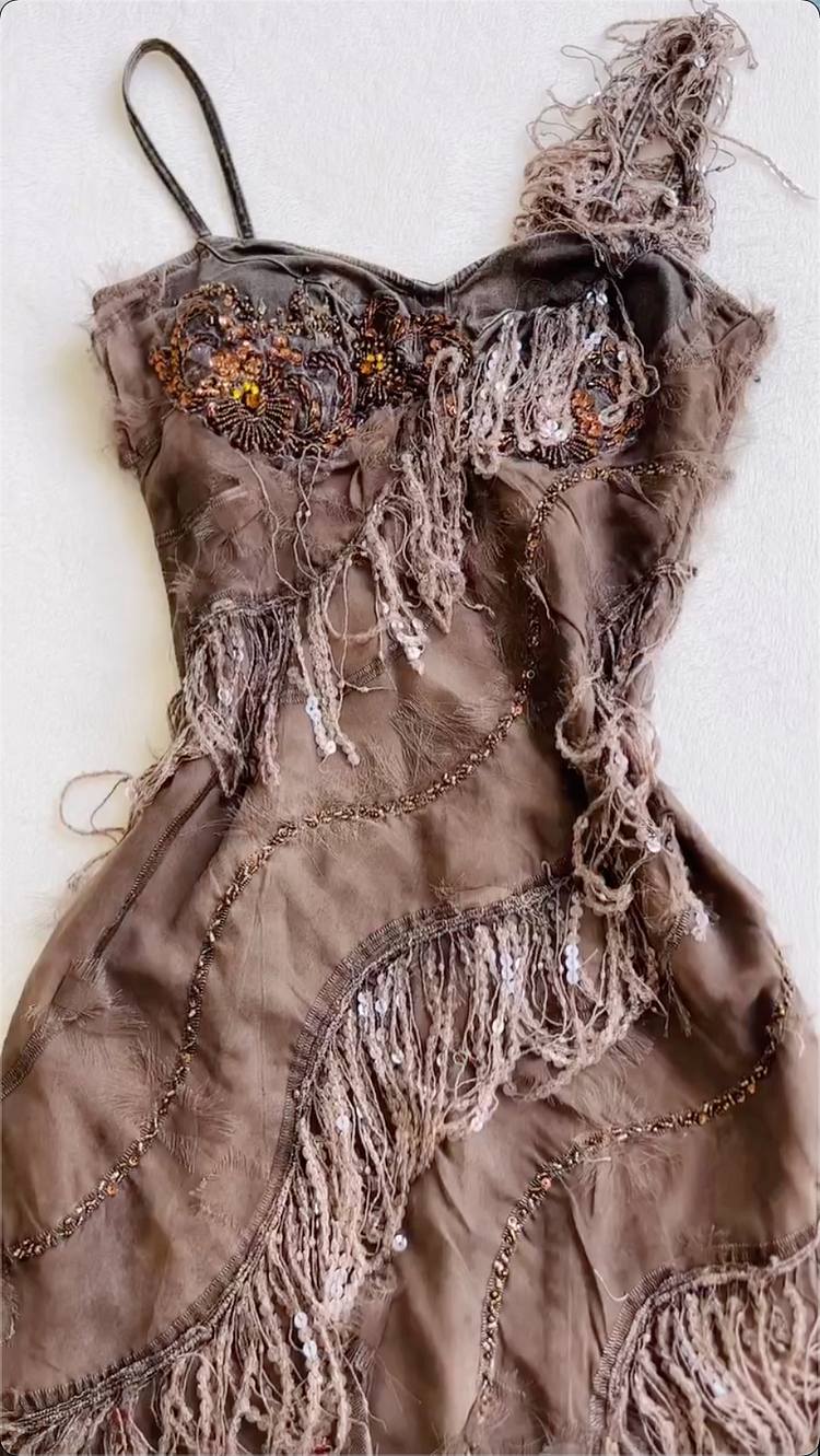 Vintage Off The Shoulder Chiffon Sequins Evening Dress Formal Prom Dress Y8300