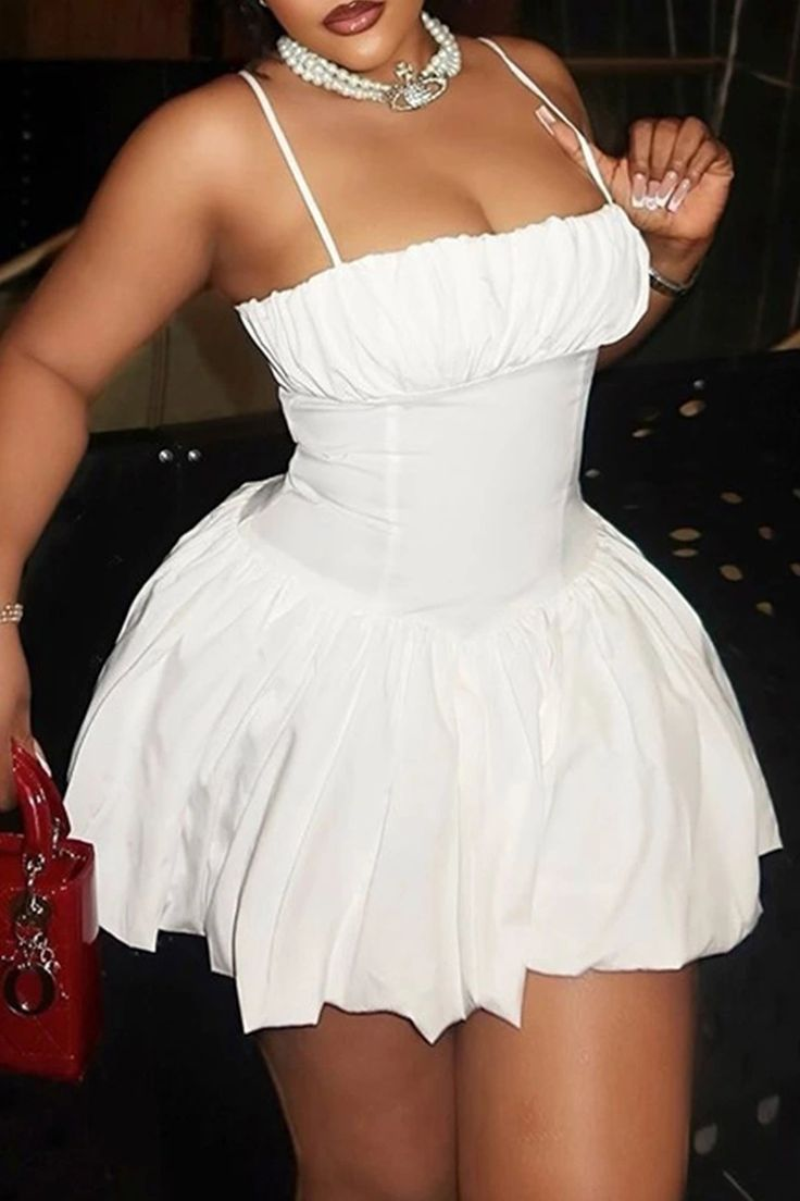 Simple White Spaghetti Straps A Line Homecoming Dress Cocktail Dress Y8990