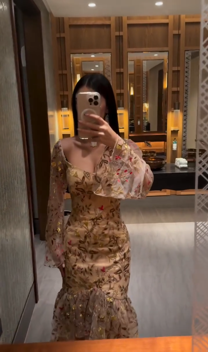 Elegant Tulle Sequin Beaded Mermaid Layered Long Evening Dress Birthday Prom Gown SP1195