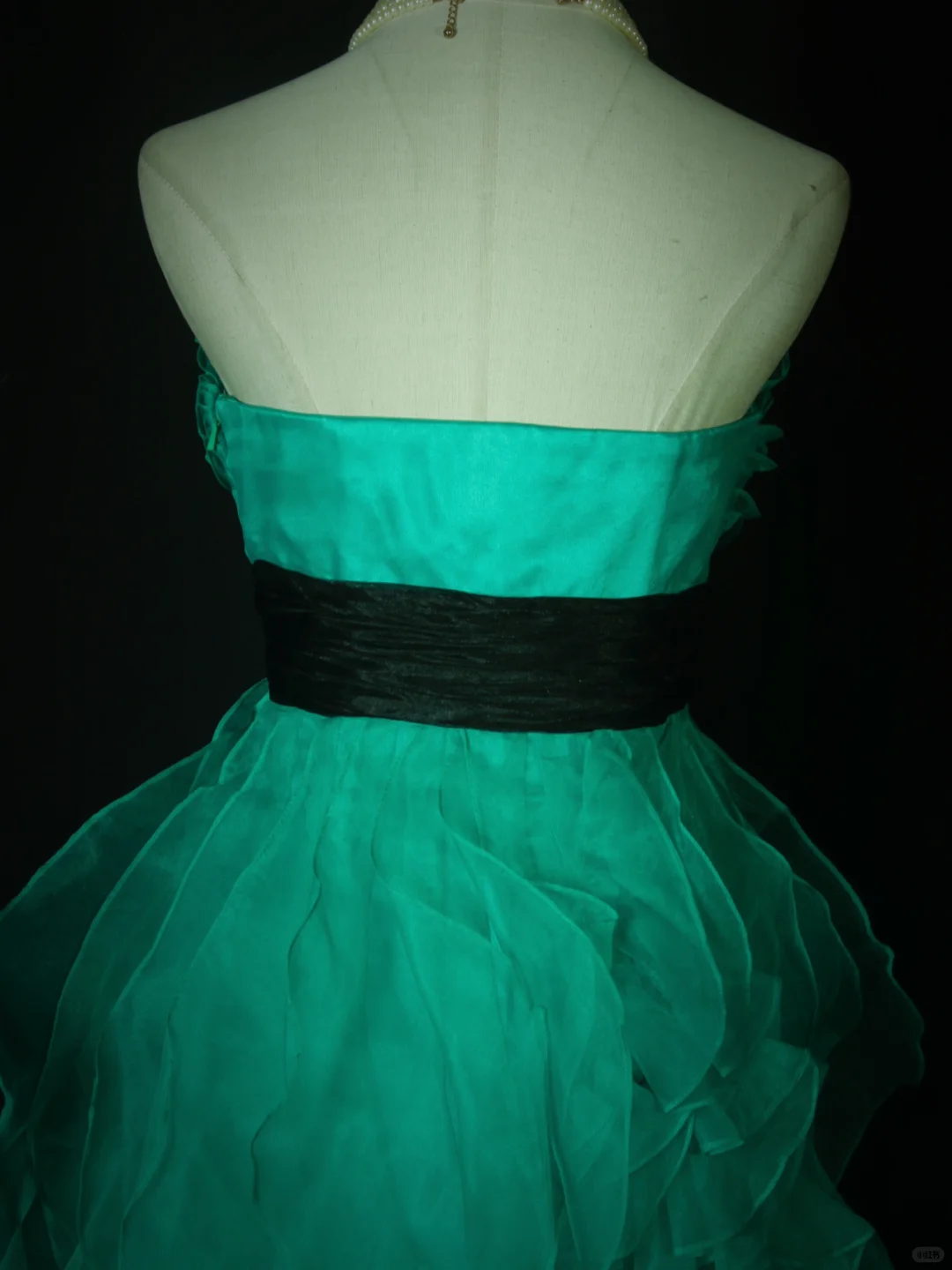 Unique Green Tulle Pleated Short Homecoming Dress,Strapless A Line Mini Cocktail Dress SP2828