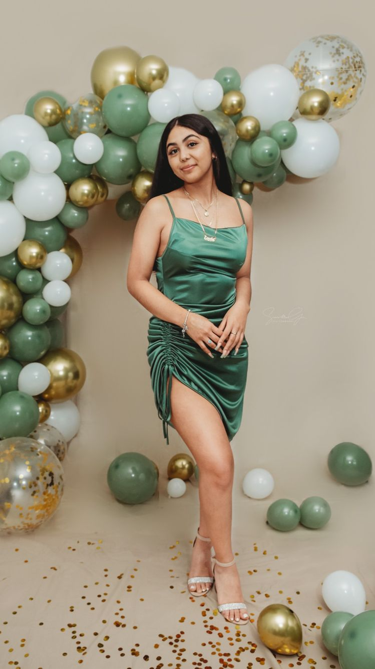 Green Spaghetti Straps Homecoming Dress,18th Birthday Party Dress Y2626