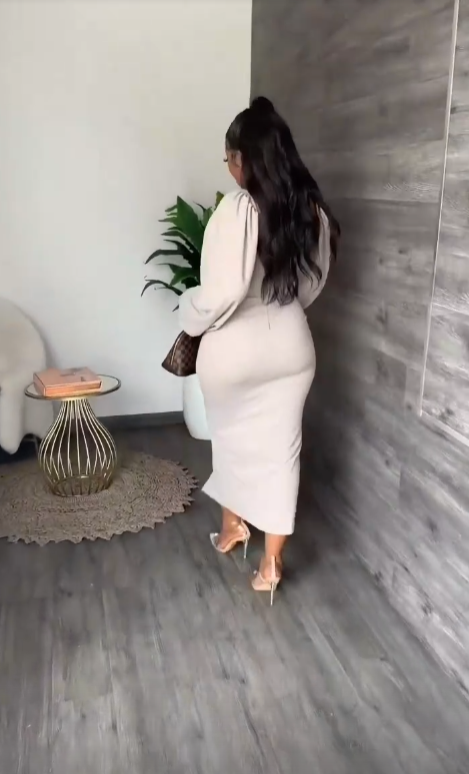 Casual Solid Slit Long Sleeve Dress,Simple Prom Dress Y6406