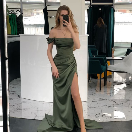 Charming Olive Green Prom Dress,Formal Dress Y7430