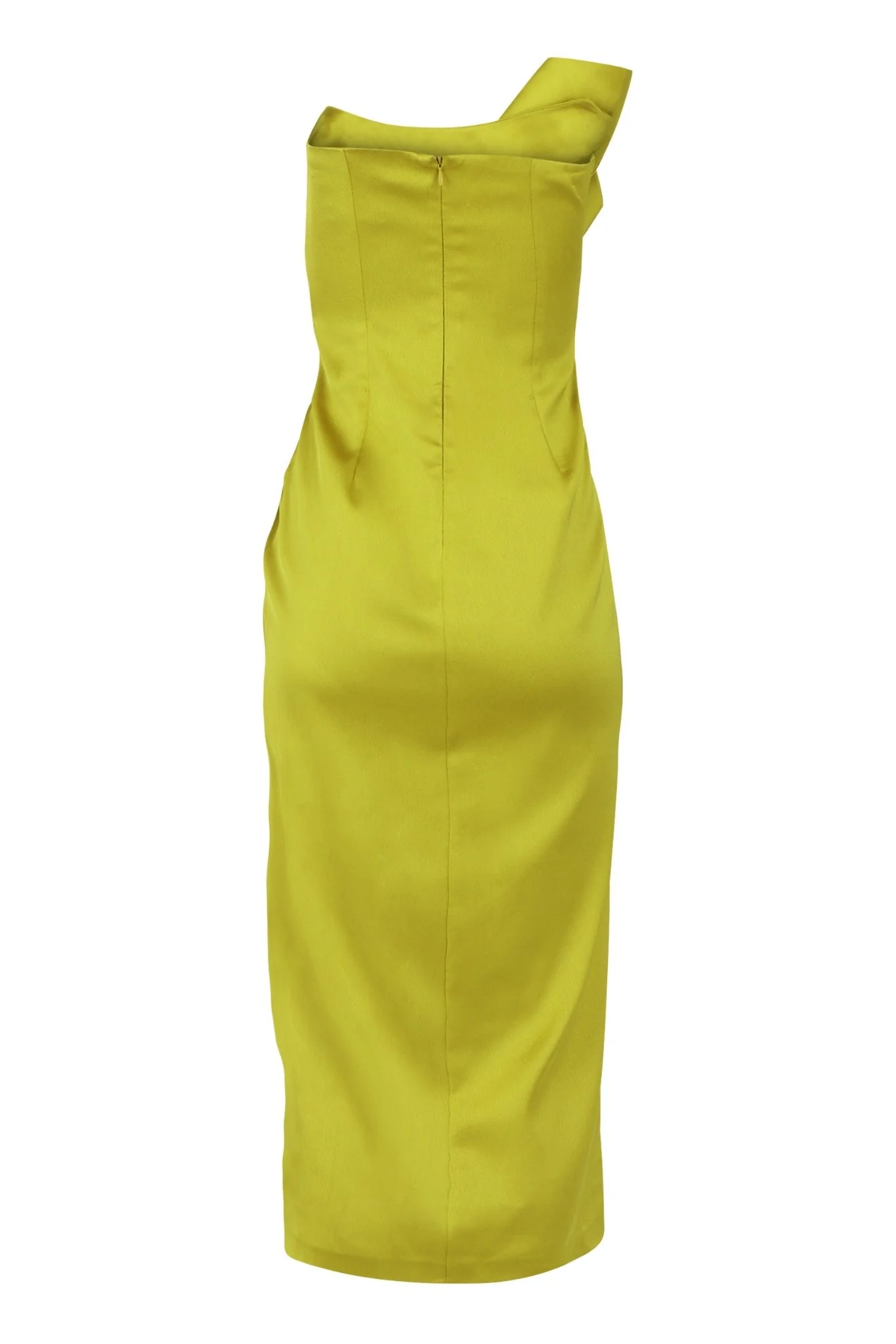 Chic Satin Midi Length Prom Dress,Cocktail Dress Y4536