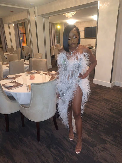 Sexy Birthday Outfit Dress,Chic Prom Dress Y1867