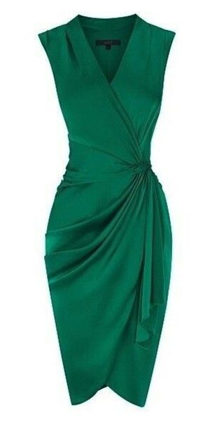 Green V Neck Wrap Short Homecoming Dress Y439