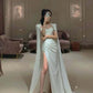 Mermaid Prom Dress With High Split Charming Evening Dress Y317
