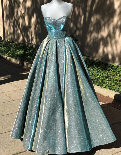 Sparkly Sweetheart Prom Dress Modest Prom Dress Y720