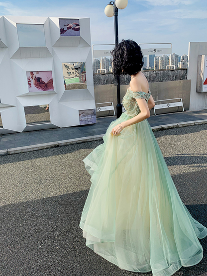 Off the Shoulder Long Formal Occasion Dress Evening Dress  Y620