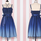 Starry Sky Gradient Short Homecoming Dress,Glamorous Party Dress Y1728