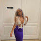 Sexy Purple Mermaid Prom Dress,Charming Evening Dress  Y1708