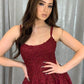Burgundy tulle lace long prom dress A line evening dress Y1546