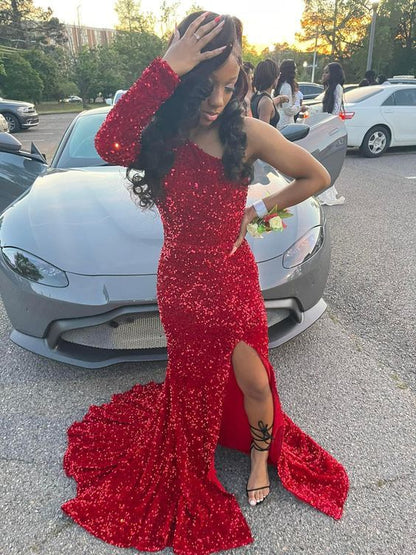 Sexy Red Prom Dress, Charming Prom Dress, Long Prom Dress Y1508