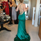 Green Mermaid Long Prom Evening Dress,Formal Dress Y640