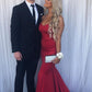 Gorgeous Mermaid Red Formal Evening Dress Red Long Prom Dress Y159