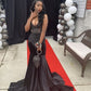 Sexy Black Mermaid Prom Dress For Black Girls,Black Formal Gown Y1429