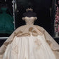 Sparkly Off The Shoulder Ball Gown Sweet 16 Dress Y1609