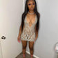 21th Birthday Outfit Dress Sexy Tight Beaded Dress Short Homecoming Dress Y779