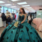 Stunning Emerald Green Quinceanera Dress,Sweet 16 Dress,Emerald Green Ball Gown Y1120