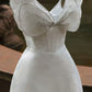 Shiny White Homecoming Dress Elegant White Party Dress Y682